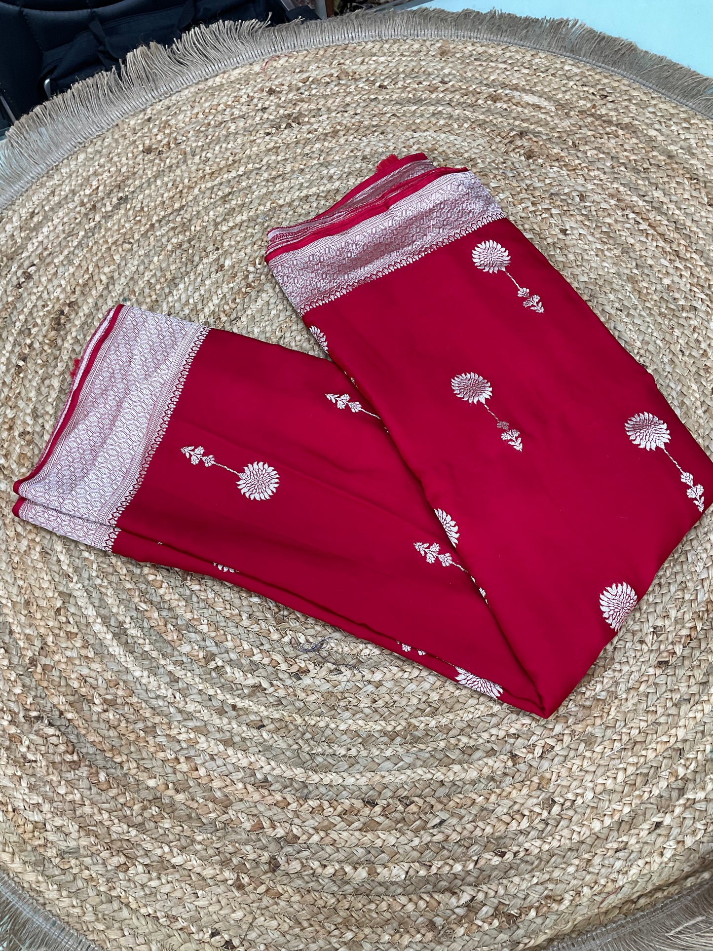 Hot Pink Elegance Mashru Silk Saree