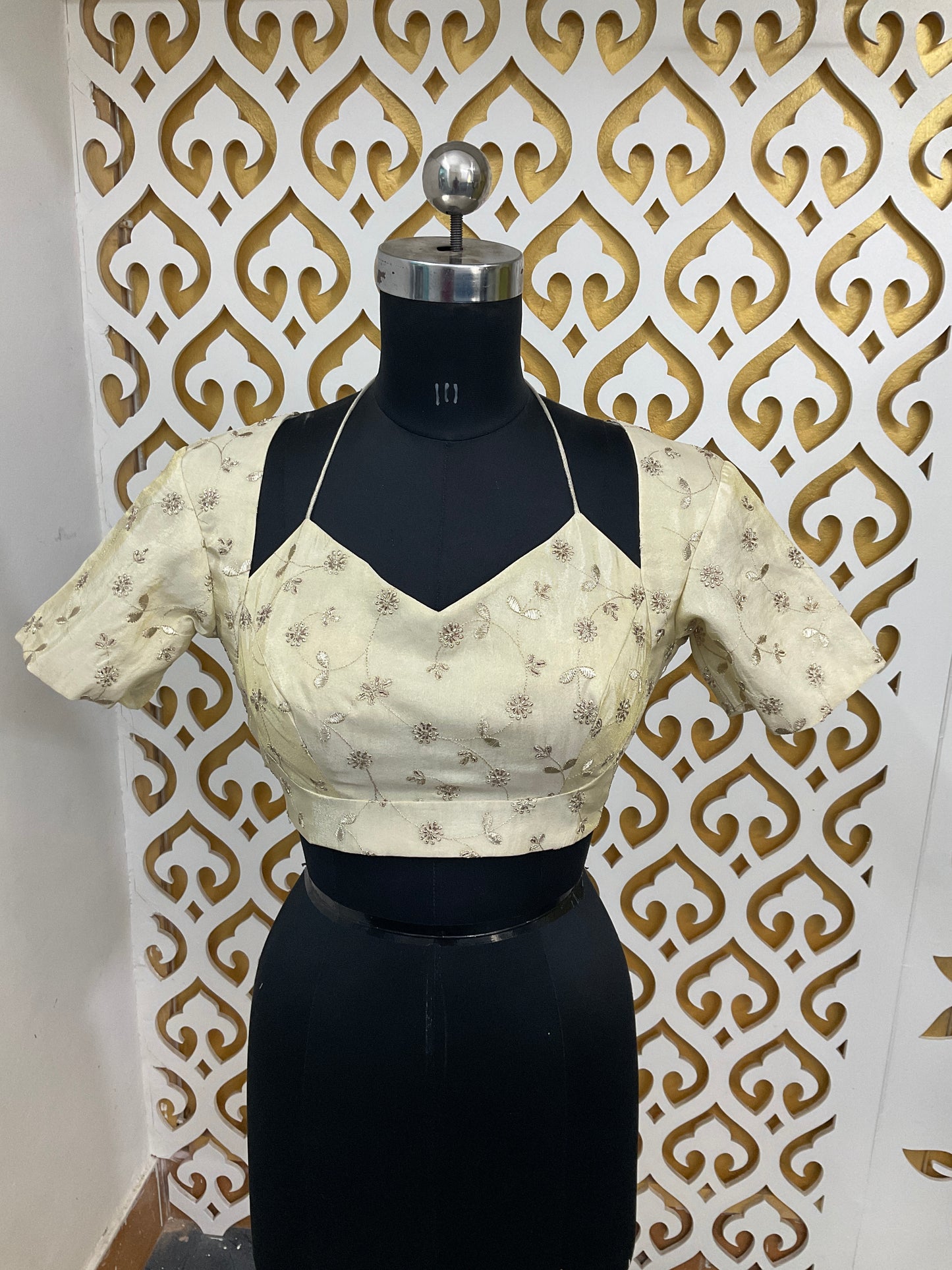 Cream tissue blouse
