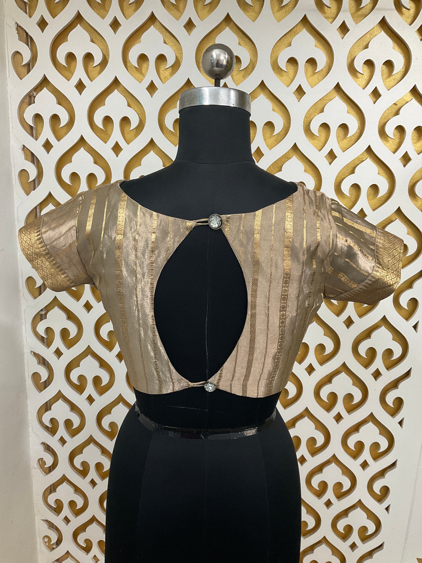 Golden stripes blouse