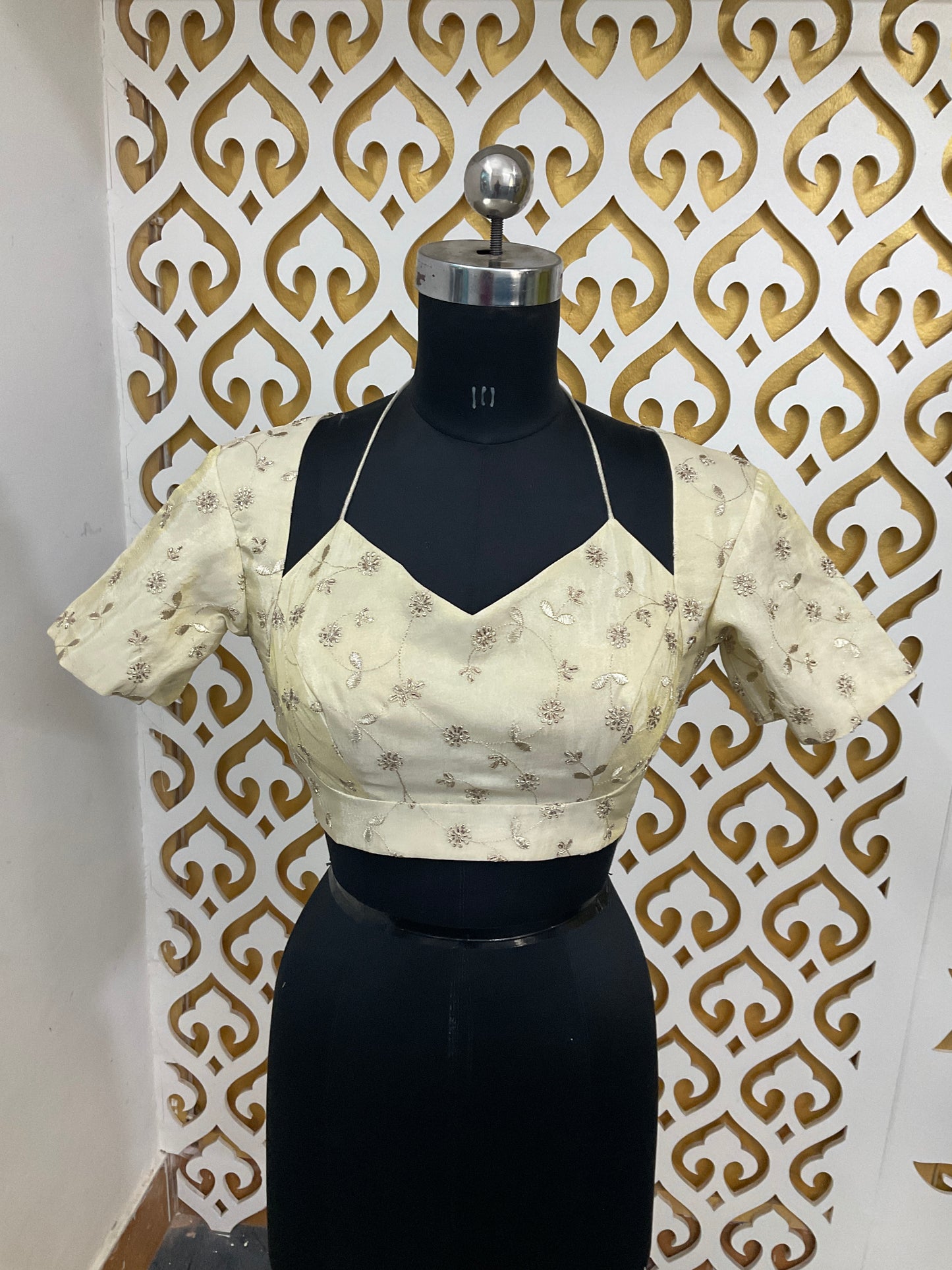 Cream tissue blouse