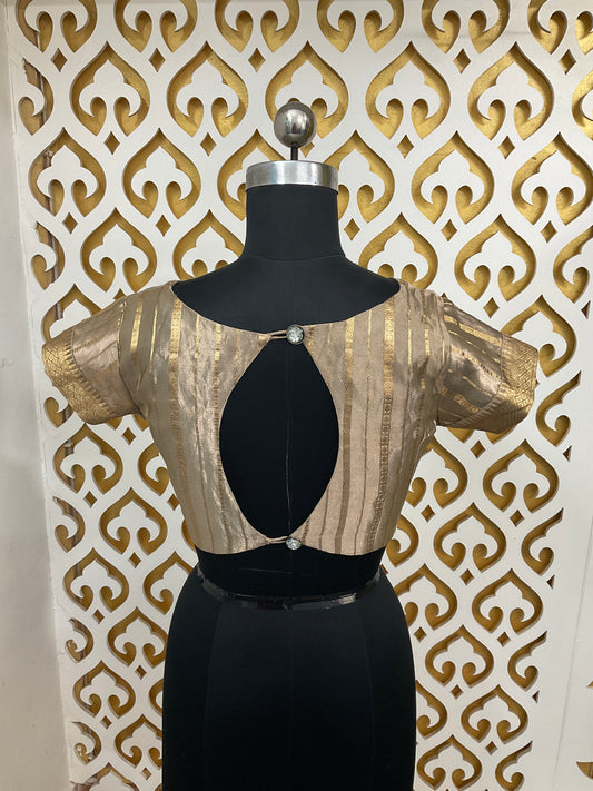 Golden stripes blouse