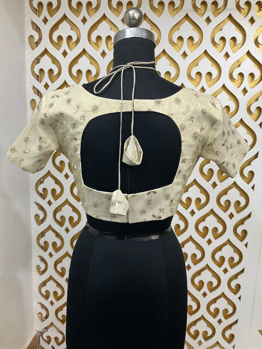 Cream tissue blouse